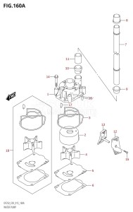 DF250T From 25004F-510001 (E03)  2015 drawing WATER PUMP (DF200T:E03)