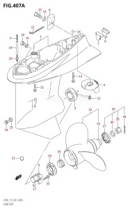 DF100 From 10002F-110001 (E01)  2011 drawing GEAR CASE (DF90T,DF100T,DF115T,DF115WT)