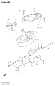 DF40 From 04001F-510001 (E03)  2005 drawing DRIVE SHAFT HOUSING