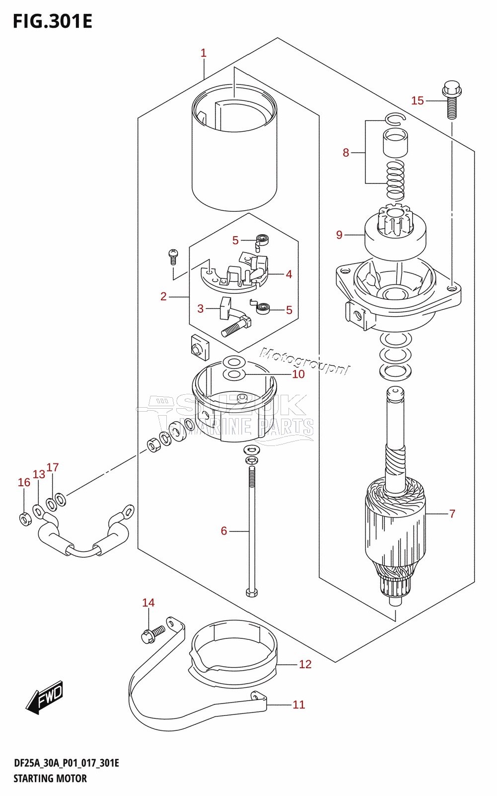 STARTING MOTOR (DF30A:P40)