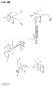 DT25 From 02501K-151001 (E13)  2001 drawing OPT:SWITCH PANEL