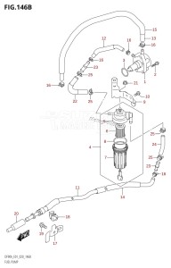 DF70A From 07003F-040001 (E01 E03 E11 E40)  2020 drawing FUEL PUMP (DF90AWQH,DF100B)