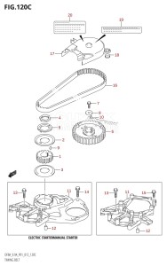 DF9.9A From 00994F-210001 (P01)  2012 drawing TIMING BELT (DF9.9A:P01)