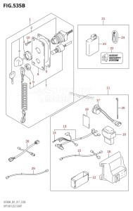 DF250A From 25003P-710001 (E01 E40)  2017 drawing OPT:KEY LESS START (DF250A:E01)