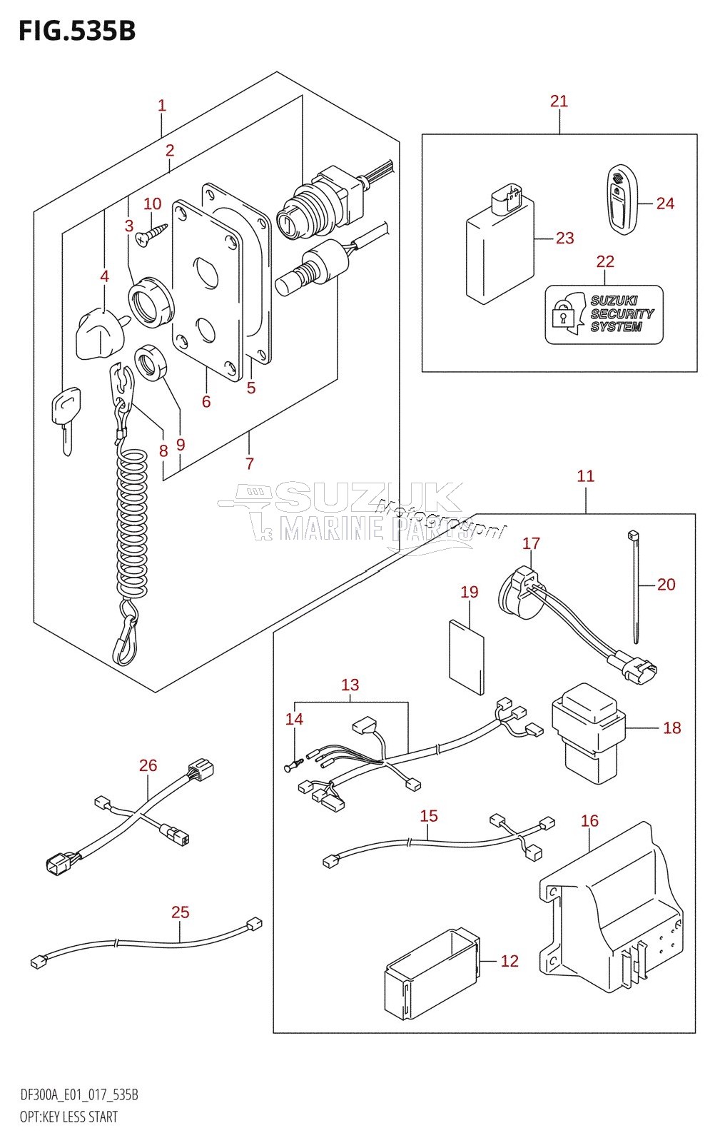 OPT:KEY LESS START (DF250A:E01)