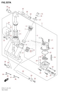 DF250Z From 25003Z-240001 (E11 E40)  2022 drawing TRIM CYLINDER (L-TRANSOM)