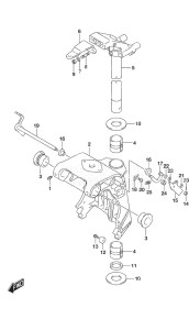 Outboard DF 25A drawing Swivel Bracket Remote Control