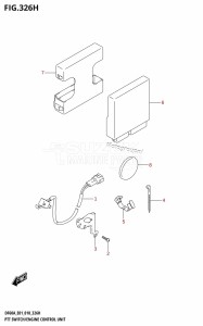 DF40A From 04003F-810001 (E01)  2018 drawing PTT SWITCH /​ ENGINE CONTROL UNIT (DF60AQH:E40)