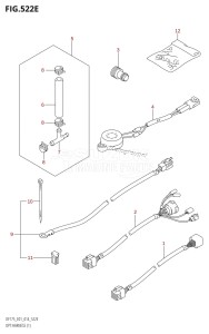 DF175TG From 17502F-410001 (E01 E40)  2014 drawing OPT:HARNESS (1) (DF150Z:E01)