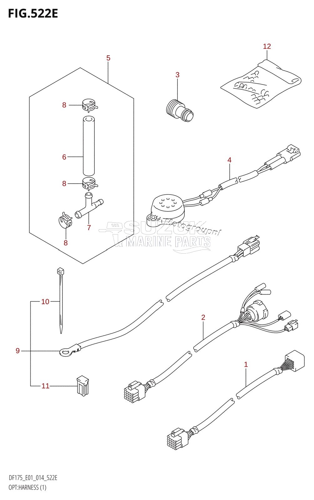 OPT:HARNESS (1) (DF150Z:E01)