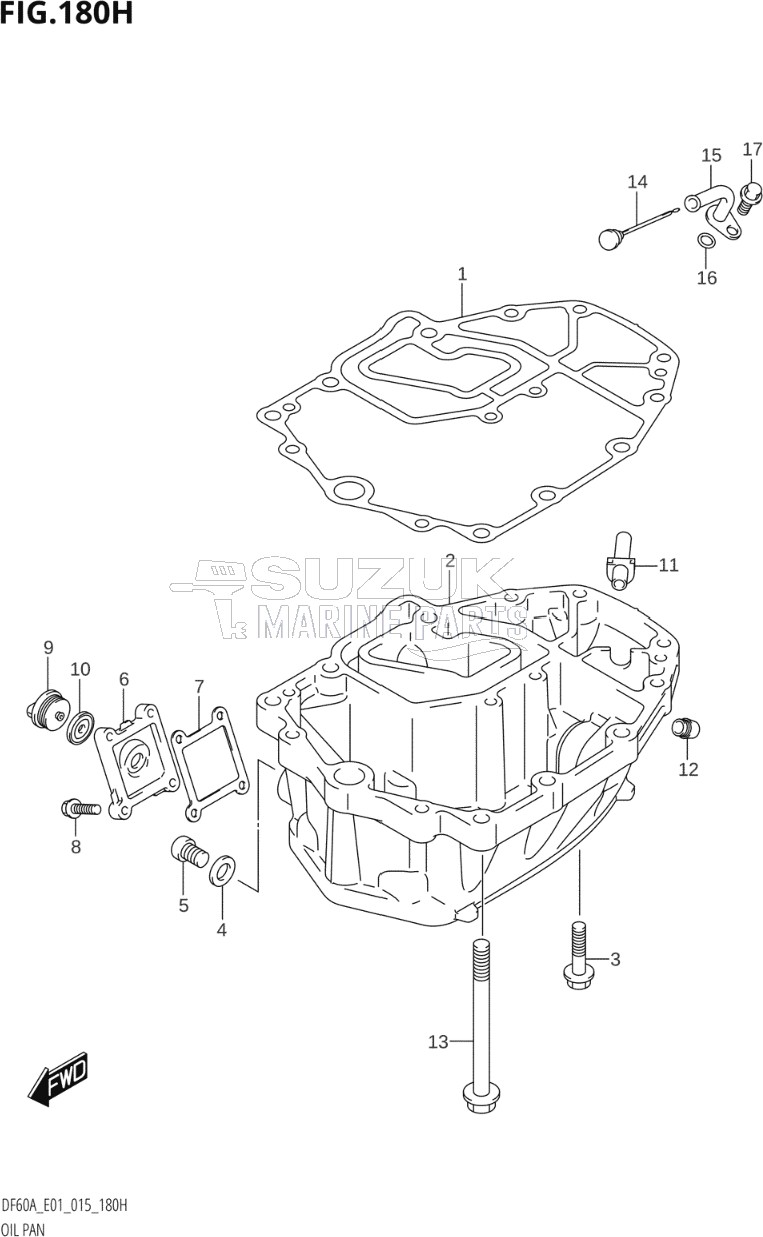 OIL PAN (DF60A:E40)