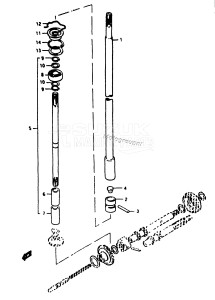 DT4.5 From c-10001 ()  1982 drawing DRIVESHAFT (UL TYPE)