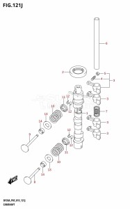 DF15A From 01504F-510001 (P03)  2015 drawing CAMSHAFT (DF20AR:P03)