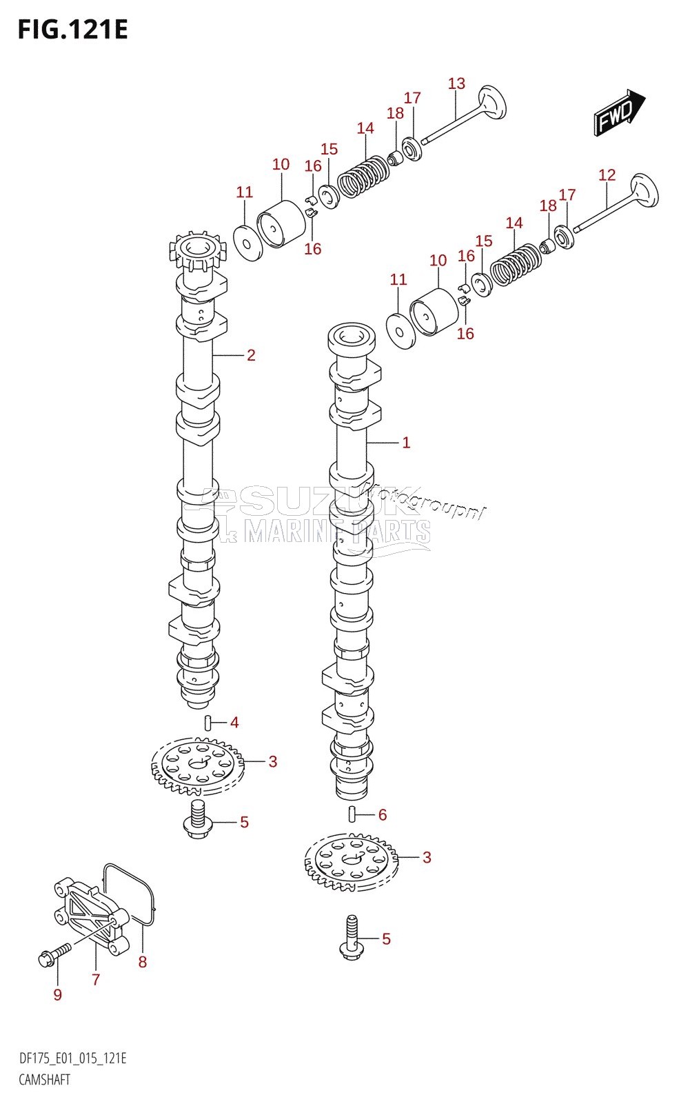 CAMSHAFT (DF150Z:E01)