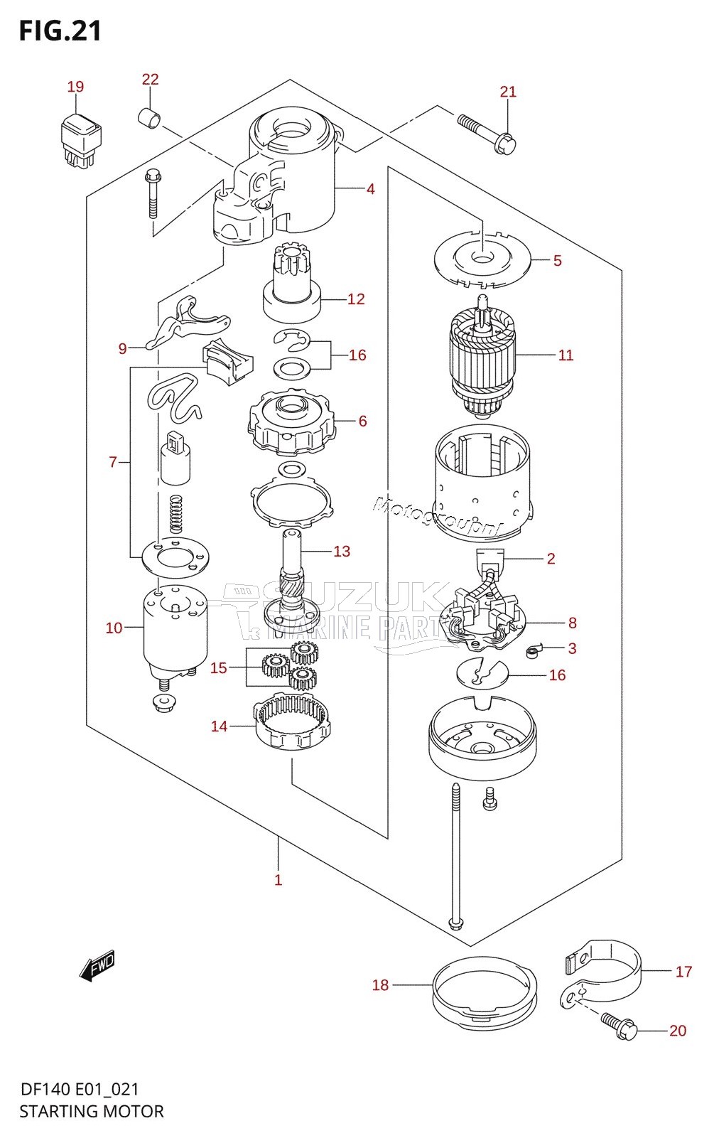 STARTING MOTOR