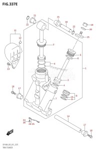 DF100A From 10003F-510001 (E03)  2015 drawing TRIM CYLINDER (DF140AZ:E03)