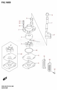 DF25A From 02504F-610001 (P01)  2016 drawing WATER PUMP (DF25ATH:P01)