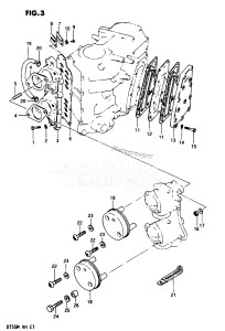 DT55 From 05502-501001-501166 ()  1985 drawing INLET CASE /​ EXHAUST COVER