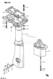 DT5 From 0502-451193 till 451317 ()  1984 drawing DRIVESHAFT HOUSING