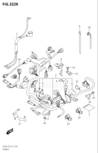 00995F-510001 (2005) 9.9hp P03-U.S.A (DF9.9B  DF9.9BR  DF9.9BT  DF9.9BTH) DF9.9B drawing HARNESS (DF20AT:P03)