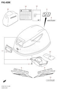 DF9.9B From 00995F-310001 (P03)  2013 drawing ENGINE COVER (DF20A:P03)