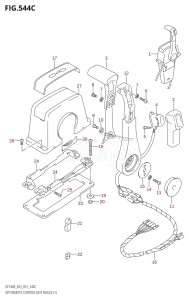 DF115AZ From 11503Z-510001 (E03)  2015 drawing OPT:REMOTE CONTROL ASSY SINGLE (1) (DF115AST:E03)