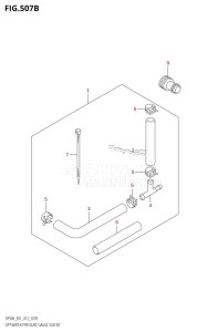 DF70A From 07003F-210001 (E01 E40)  2012 drawing OPT:WATER PRESSURE GAUGE SUB KIT (DF70A:E40)