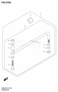 DF50A From 05003F-710001 (E01)  2017 drawing OPT:DRAG LINK (DF40AQH:E01)