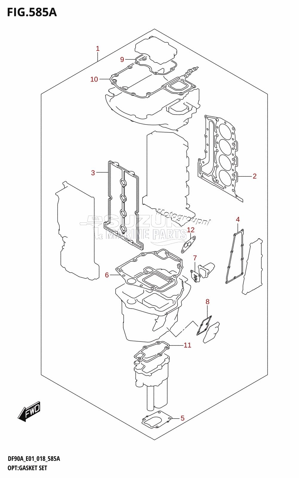 OPT:GASKET SET