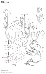 DF40 From 04001F-421001 (E01)  2004 drawing OPT:REMOTE CONTROL ASSY DUAL (1) (K5,K6,K7,K8,K9,K10)