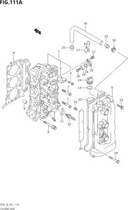 04001F-780001 (2007) 40hp E01-Gen. Export 1 (DF40QHK7  DF40TK7) DF40 drawing CYLINDER HEAD