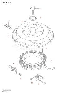 DF115AZ From 11503Z-140001 (E11 E40)  2021 drawing MAGNETO