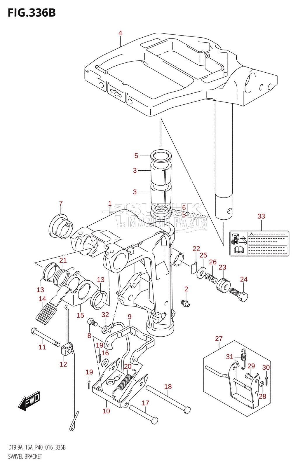 SWIVEL BRACKET (DT9.9A:P36)