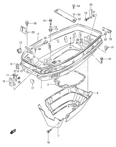 DT60 From 06002-651001 ()  1996 drawing LOWER COVER