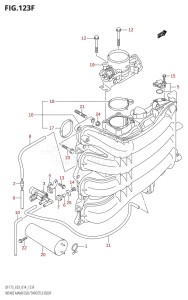 DF175T From 17502F-410001 (E03)  2014 drawing INTAKE MANIFOLD /​ THROTTLE BODY (DF175TG:E03)