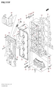 DF150 From 15002F-210001 (E01 E40)  2012 drawing CYLINDER HEAD (DF175T:E40)