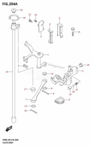 DF70A From 07003F-810001 (E03)  2018 drawing CLUTCH SHAFT