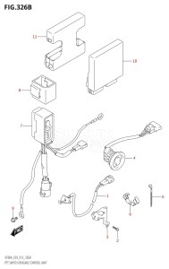 06002F-210001 (2012) 60hp E03-USA (DF60A) DF60A drawing PTT SWITCH / ENGINE CONTROL UNIT (DF50A:E03)