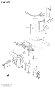 DF8A From 00801F-310001 (P01)  2013 drawing RECTIFIER /​ IGNITION COIL (DF9.9A:P01)