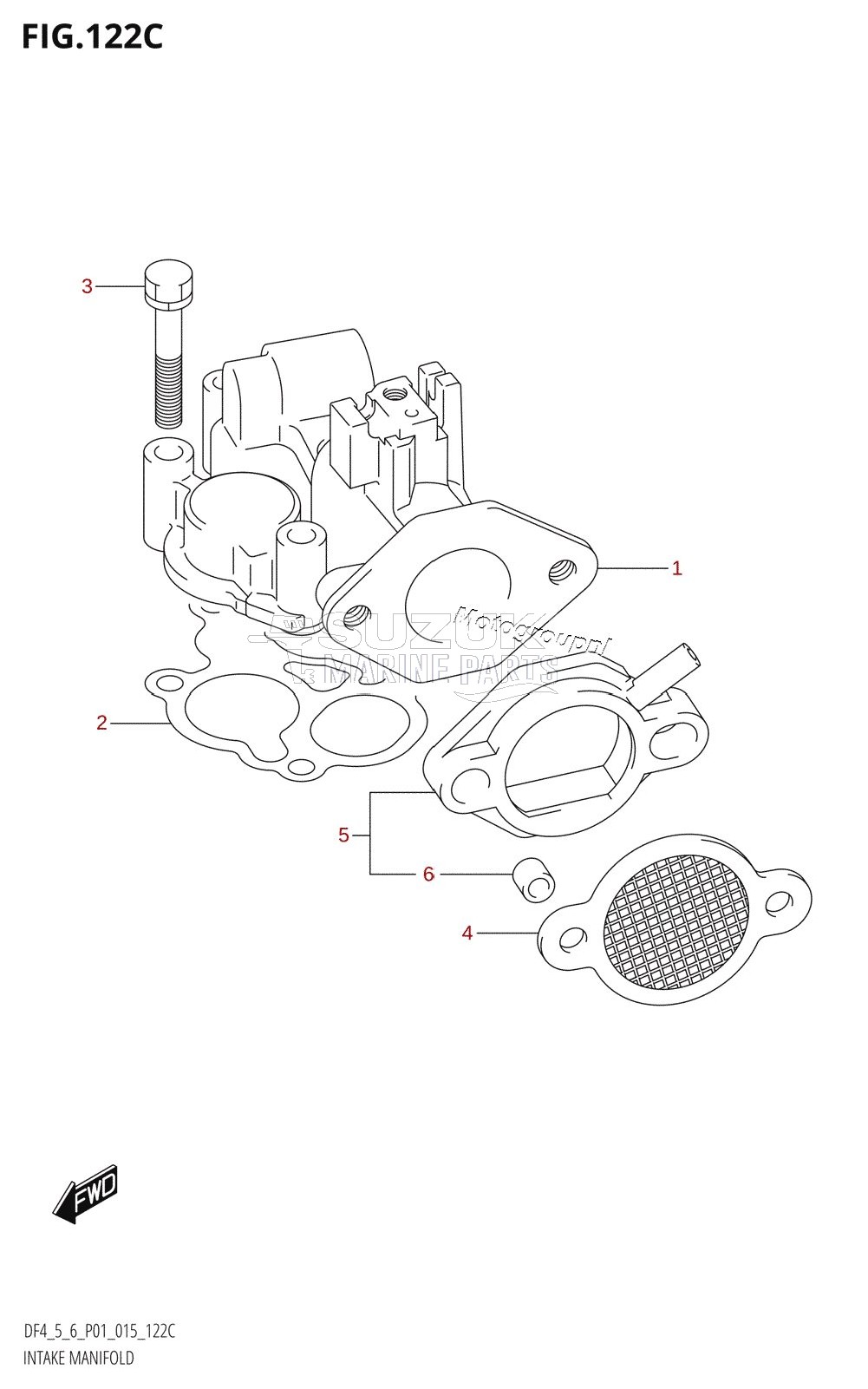 INTAKE MANIFOLD (DF6:P01)