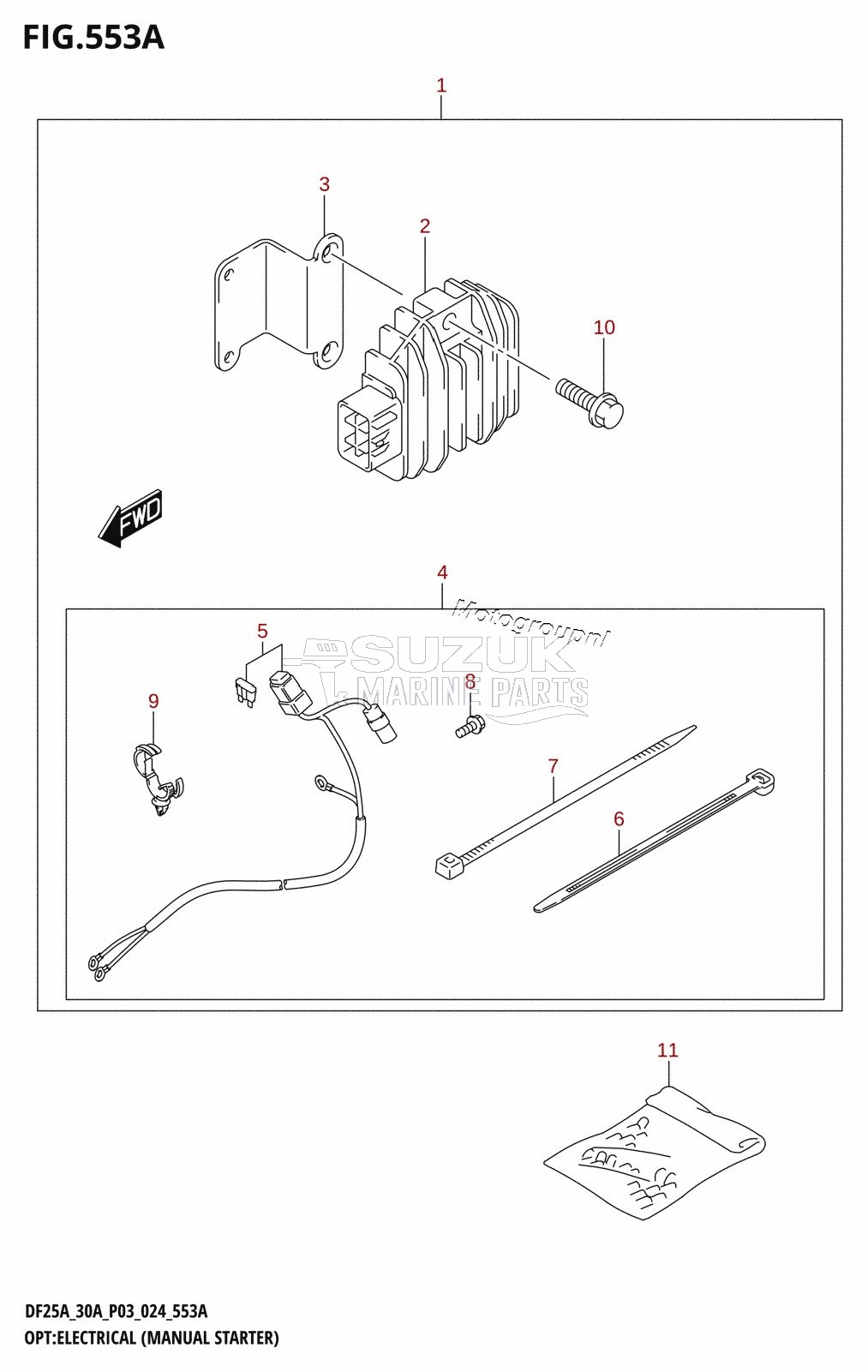 OPT:ELECTRICAL (MANUAL STARTER) (M-STARTER)