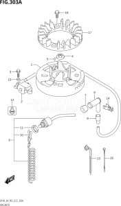 00403F-240001 (2022) 4hp P03-U.S.A (DF4A) DF4A drawing MAGNETO (DF4A)