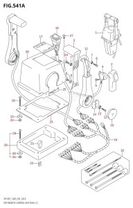 DF140Z From 14001Z-251001 (E03)  2002 drawing OPT:REMOTE CONTROL ASSY DUAL (1)