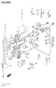 DF250 From 25003F-610001 (E01 E40)  2016 drawing HARNESS (DF225Z:E40)