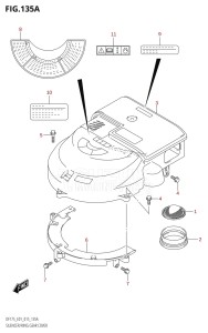 DF175Z From 17502Z-510001 (E01 E40)  2015 drawing SILENCER /​ RING GEAR COVER (DF150T:E01)