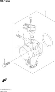 02504F-340001 (2023) 25hp P03-U.S.A (DF25A    DF25AT    DF25ATH    DT25K) DF25A drawing THROTTLE BODY