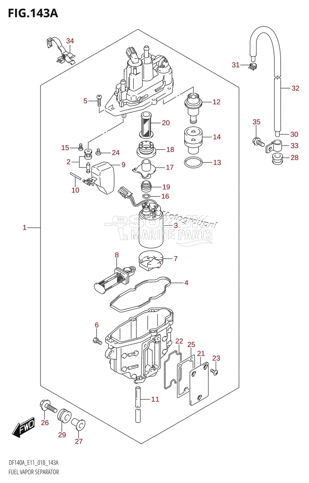 FUEL VAPOR SEPARATOR (E11,E03)