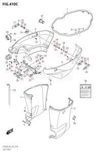 DF150A From 15003F-910001 (E03)  2019 drawing SIDE COVER (DF200AST)