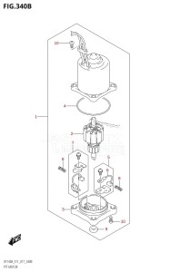 DF115AZ From 11503Z-710001 (E11 E40)  2017 drawing PTT MOTOR (DF115AT:E11)