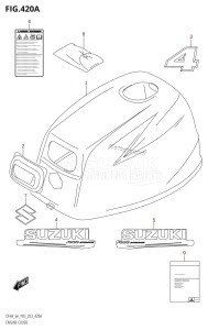 DF4A From 00403F-040001 (P03)  2020 drawing ENGINE COVER (DF4A:020)